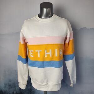 Ethik Color Block Crew Neck Sweatshirt | Men's Small